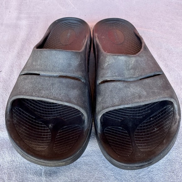 Size M8/W10 - OOFOS OOahh‎ Sandals Men's Comfort Sport Recovery Foam Slide - Picture 5 of 8